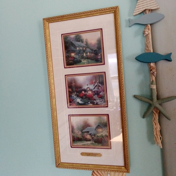 Thomas Kinkade Accent Prints Framed Cottage Memories - Picture 8 of 9